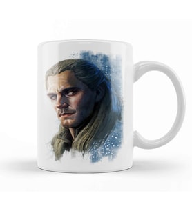 Witcher Geralt Kupa Bardak Porselen