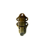 Sandık, Kutu Klipsi, Ön Kilidi - 72x40mm, Antik, 1 Adet