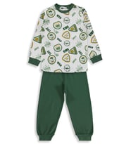 Civil Boys Kids Armalar Baskılı 2-5 Yaş Pijama Takımı - Yeşil