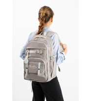 Ventis Unisex Okul Çantası Ortaokul Lise Sırt Çantası 43*30 Cm Su Geçirmez Kumaş Çok Cepli Vnt5-D