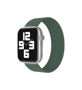 Newface Apple Watch 38mm Ayarlı Solo Silikon Kordon - Haki Yeşil