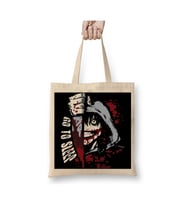 Tokyo Ghoul Kaneki Jeff The Killer - Go To Sleep Beyaz Bez Çanta Uzun Saplı Alışveriş Çantası