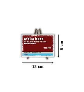 Ahşap Retro Masa Üstü Mdf Akıllı Tablo , Komik Sözler , Duvar Yazıları , Edebiyat - Akıllı176
