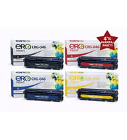 046 / Canon i-SENSYS LBP652C İçin 4 Renk Çipli Muadil Toner Set