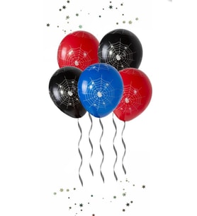 ÖRÜMCEK AĞ BASKILI BALON 10 ADET