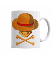 One Piece Skull  Kupa Bardak Porselen