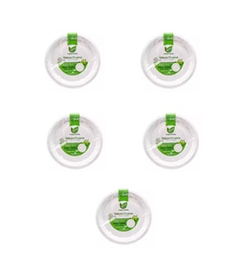 Roll-Up Nature Ekolojik Karton Kağıt Tek Kullanımlık Tabak - 26 Cm. - 50 Adetlik 5 Paket
