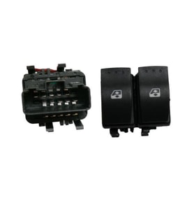 RENAULT CLIO 2 2000 - 2007 SOL CAM ANAHTARI SİYAH SOKETLİ 10 PİN