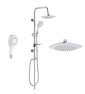 Tema Rain Bianco Sürgülü Banyo Duş Takımı Seti 5+1 Fonksiyonlu