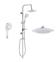 Tema Rain Bianco Sürgülü Banyo Duş Takımı Seti 5+1 Fonksiyonlu