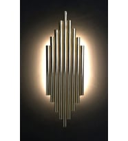 DEMET HABEK  MYLİGHTS     RETRO   DEKORATİF APLİK  MAT GOLD  APLİK DUVAR LAMBASI (Siyah)