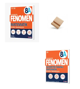 Fenomen LGS 8. Sınıf 2027 A Serisi Matematik ve Geometri Tabanlı Soru Bankası + Telefon Standı