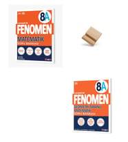 Fenomen LGS 8. Sınıf 2027 A Serisi Matematik ve Geometri Tabanlı Soru Bankası + Telefon Standı