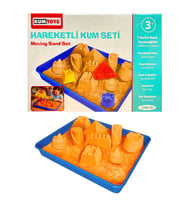 Hareketli Kum Seti 6 Kalip 3 Yaş+