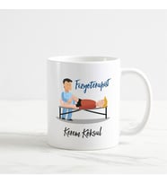 Fizyoterapist Kupa Bardak (2. Tasarım) (Beyaz)