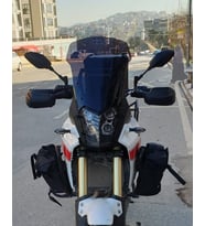 MOTOCAM Yamaha Tenere XT 660 Z Ön Cam 1991-1999 Model 36cm Siyah Renkli 4mm
