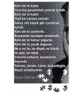 Nazım Hikmet Söz 010 Puzzle 240 Parça Yapboz