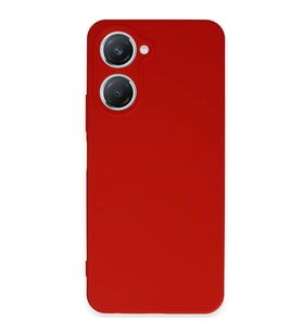 Vivo Y18 Kılıf First Silikon - Kırmızı