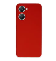 Vivo Y18 Kılıf First Silikon - Kırmızı