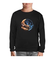 Counter Strike - Yin Siyah Çocuk Sweatshirt