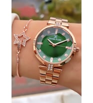 Daniel Klein Rose Gold Renk Çelik Kordon Kadın Kol Saati 2 Yıl Garantili-Bileklik Hediyeli