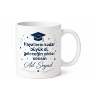 Üniversite Hayali Kuran Gence Geleceğin Yıldızı Kupa Bardak Hediye