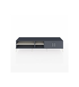 Hyperion TV Ünitesi 3 Raflı 2 Kapaklı 220x44x51 Antrasit-Antrasit/Aytaşı
