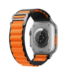 E2M APPLE WATCH 38-40-41MM KRD-26 ALPINE ÇİFT RENKLİ TURUNCU KORDON