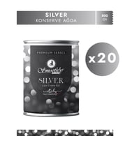 Smoothly Silver Konserve Sir Ağda 20 ADET 800 G.