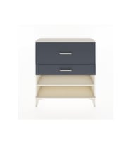Arges Şifonyer Tek Raflı 2 Çekmeceli 88x30x96 Aytaşı-Antrasit