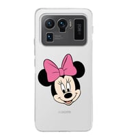 Xiaomi Mi 11 Ultra Uyumlu Kamera Korumalı Kapak Minnie Mouse Tasarımlı Şeffaf Silikon Kılıf