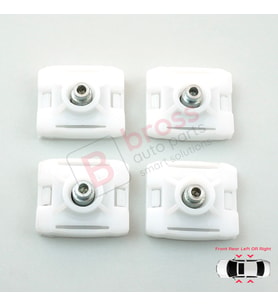 Mercedes W124 W126 W140 W201 190 W202 W203 1267200042 için 4 Adet Makas Tip Cam Kriko Pivot Klipsi