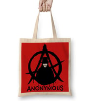 Anonymous Vfor Vendetta Bez Çanta Uzun Saplı
