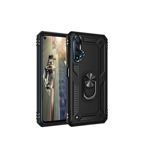 Huawei Honor 20 Uyumlu Kılıf Zore Vega Kapak (Siyah)