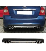 Ford Focus 2 Gri Difüzör Çiftli Yuvarlak Egzoz Görünümlü D Tip Difizör 2004 - 2010
