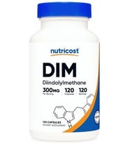 Nutricost DIM (Diindolylmethane) Plus BioPerine 300mg, 120 Vegetarian Capsules (Renksiz)