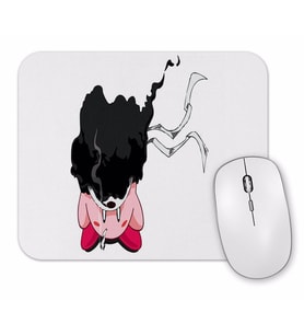 Afro Kirby Mouse Pad