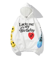 Trendiz Unisex It's My Birthday Beyaz Sweatshirt