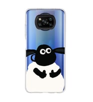 Poco X3 Pro / X3 NFC Uyumlu Koyun Tasarımlı Şeffaf Telefon Kılıfı