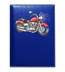 PROMOSYON DENİZİ  MOTORSİKLET 3 GÖRSELLİ LACİVERT RUHSAT KABI