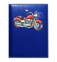 PROMOSYON DENİZİ  MOTORSİKLET 3 GÖRSELLİ LACİVERT RUHSAT KABI