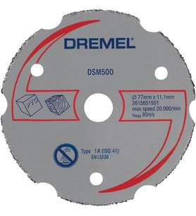 Dremel Dsm20 Kompakt Testere Ile Uyumlu Ahşap Ve Yumuşak Malzemede Çok Amaçlı Karpit Kesme Diski (Ds (Standart)