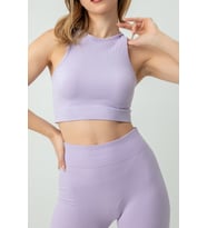DoReMi Seamless Örme Kadın Büstiyer (Lila)