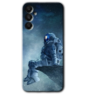 Galaxy A05s Kılıf HD Desen Baskılı Kılıf - Astronot Yalnızlığı