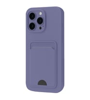 Apple İphone 16 Plus Kılıf Kelvin Kartvizitli Silikon - Lila