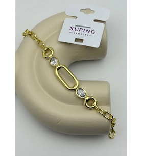 Xuping Gold Taşlı Tasarım Bileklik 25 -xpb09