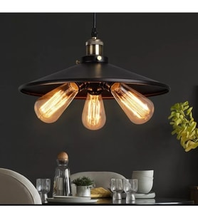 Mylights Retro Metal 40 Cm Üçlü Sarkıt Avize (423972867)