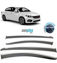 FIAT EGEA 2015-2024 Uyumlu Cam Rüzgarlığı (Kromlu) 4 Prç. 1.SINIF