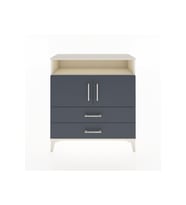 Arges Şifonyer 3 Raflı 2 Çekmeceli 2 Kapaklı 88x30x96 Aytaşı-Antrasit