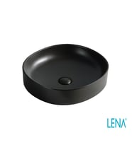 LENA TEZGAHÜSTÜ LAVABO EY-4711MS MAT SİYAH
